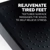 Fellowes pakojis po stalu - Professional Series Ultimate pėdų atrama ergonominis pakojis su 3 aukščio reguliavimu ir masažiniu paviršiumi - pakojis biurui ir namams - juoda