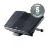 Fellowes pakojis po stalu - Professional Series Ultimate pėdų atrama ergonominis pakojis su 3 aukščio reguliavimu ir masažiniu paviršiumi - pakojis biurui ir namams - juoda