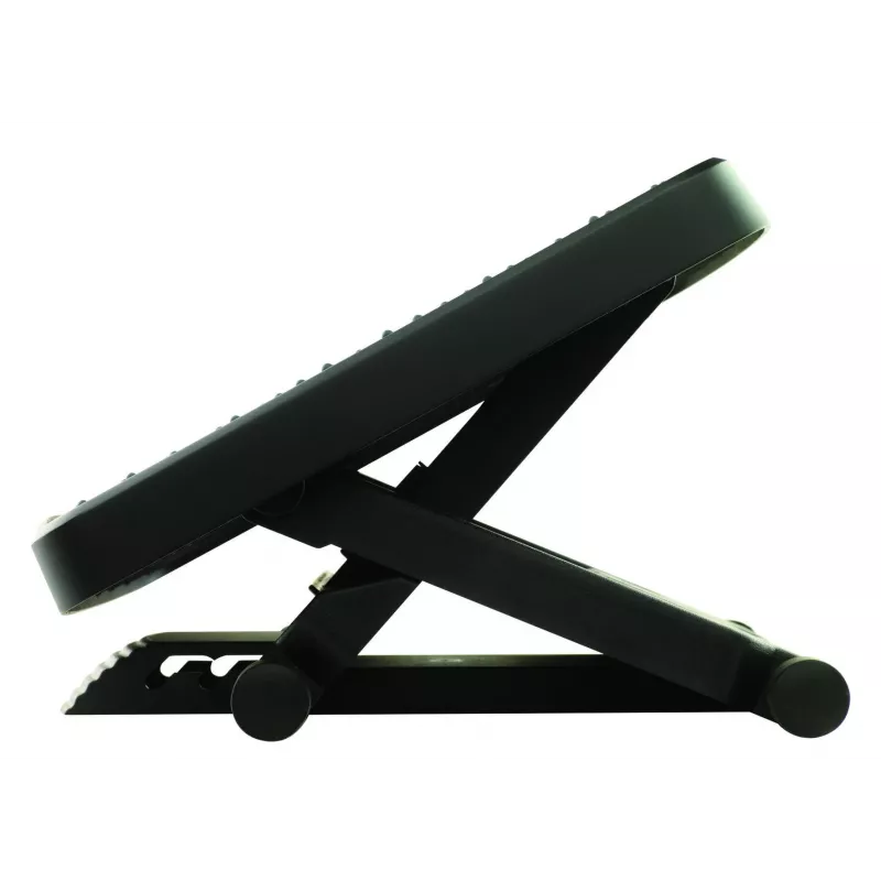 Fellowes pakojis po stalu - Professional Series Ultimate pėdų atrama ergonominis pakojis su 3 aukščio reguliavimu ir masažiniu paviršiumi - pakojis biurui ir namams - juoda