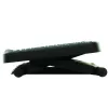 Fellowes pakojis po stalu - Professional Series Ultimate pėdų atrama ergonominis pakojis su 3 aukščio reguliavimu ir masažiniu paviršiumi - pakojis biurui ir namams - juoda