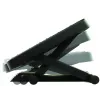 Fellowes pakojis po stalu - Professional Series Ultimate pėdų atrama ergonominis pakojis su 3 aukščio reguliavimu ir masažiniu paviršiumi - pakojis biurui ir namams - juoda