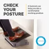 Fellowes Foot Rest Under Desk - Professional Series Under Desk Foot Rest Ergonomic Foot Rest with 3 Height Adjustable Positions & Non-Slip Platform Surface - Foot Rest Stool for Office & Home - Juoda