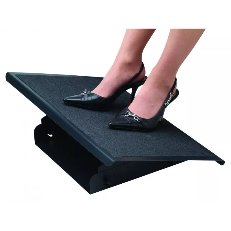 Fellowes Foot Rest Under Desk - Professional Series Under Desk Foot Rest Ergonomic Foot Rest with 3 Height Adjustable Positions & Non-Slip Platform Surface - Foot Rest Stool for Office & Home - Juoda