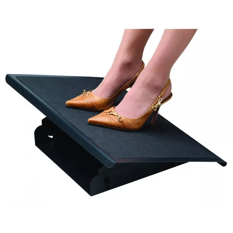 Fellowes Foot Rest Under Desk - Professional Series Under Desk Foot Rest Ergonomic Foot Rest with 3 Height Adjustable Positions & Non-Slip Platform Surface - Foot Rest Stool for Office & Home - Juoda