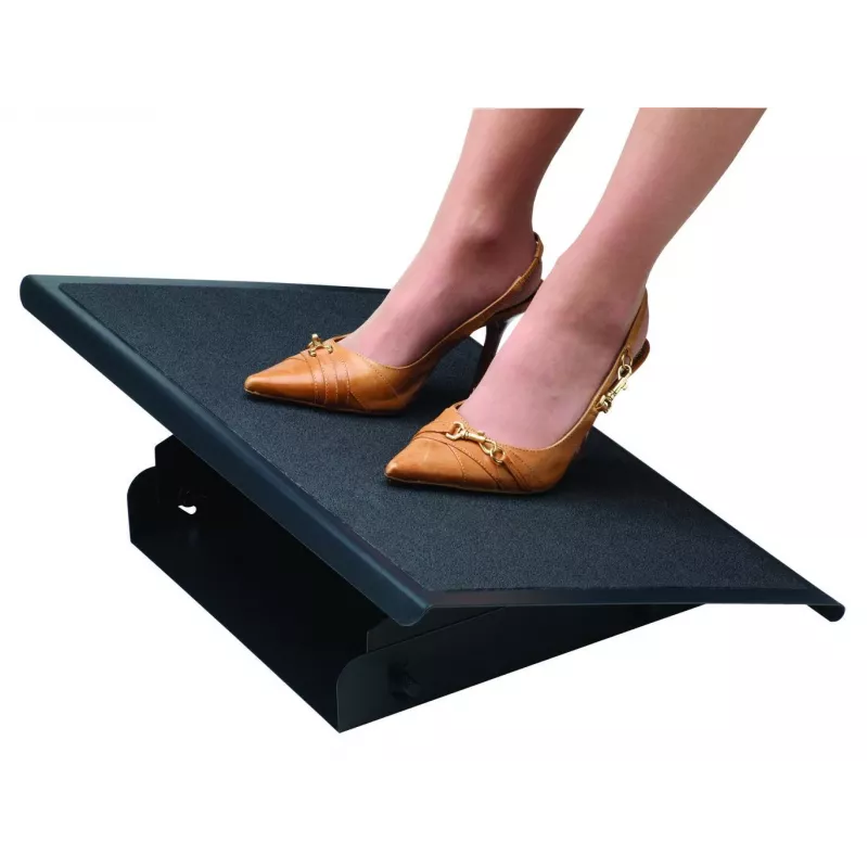 Fellowes Foot Rest Under Desk - Professional Series Under Desk Foot Rest Ergonomic Foot Rest with 3 Height Adjustable Positions & Non-Slip Platform Surface - Foot Rest Stool for Office & Home - Juoda