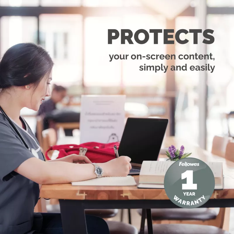 Fellowes PrivaScreen 39,6 cm (15,6 colio) monitoriaus/nešiojamojo kompiuterio berėmis ekrano privatumo filtras
