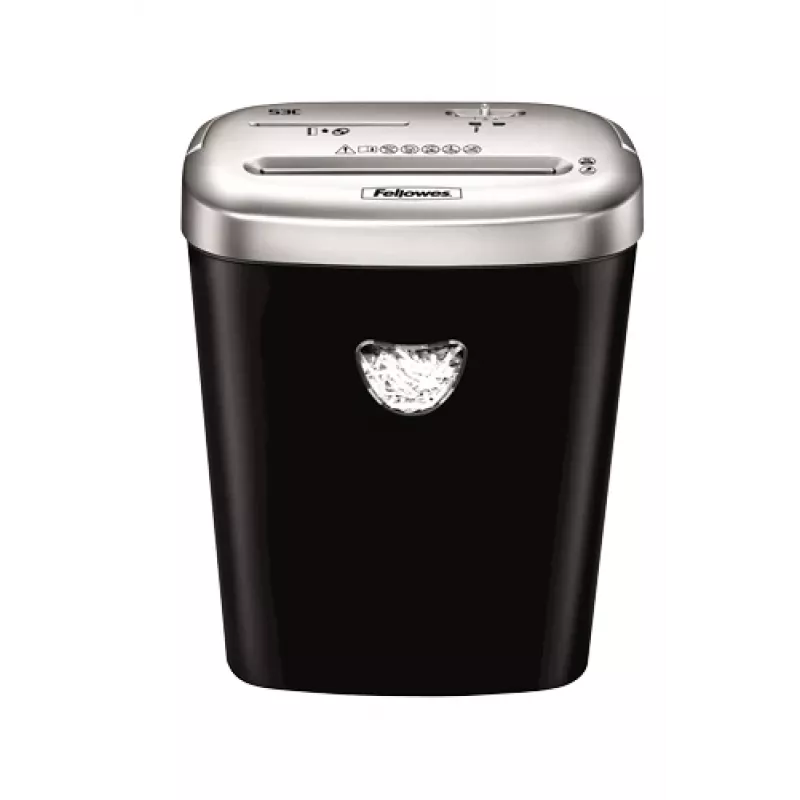 Fellowes 53C popieriaus smulkintuvas kryžminis smulkinimas 22 cm juodas
