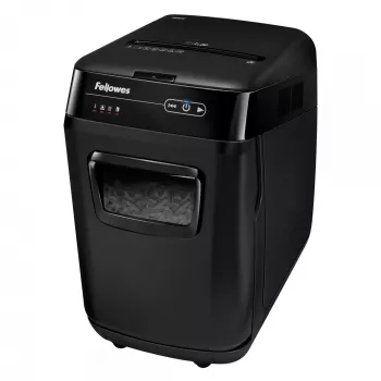 Fellowes AutoMax 200C popieriaus smulkintuvas, kryžminis smulkinimas, 23 cm, juodas