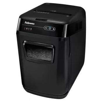 Fellowes AutoMax 150C popieriaus smulkintuvas Kryžminis smulkinimas 23 cm Juoda, Pilka