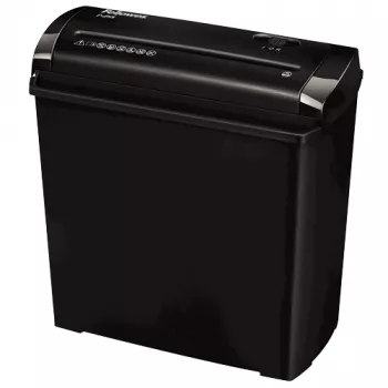 Fellowes P-25S popieriaus smulkintuvas Juostinis smulkinimas 22 cm Juoda, Pilka