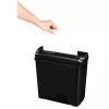 Fellowes P-25S popieriaus smulkintuvas Juostinis smulkinimas 22 cm Juoda, Pilka