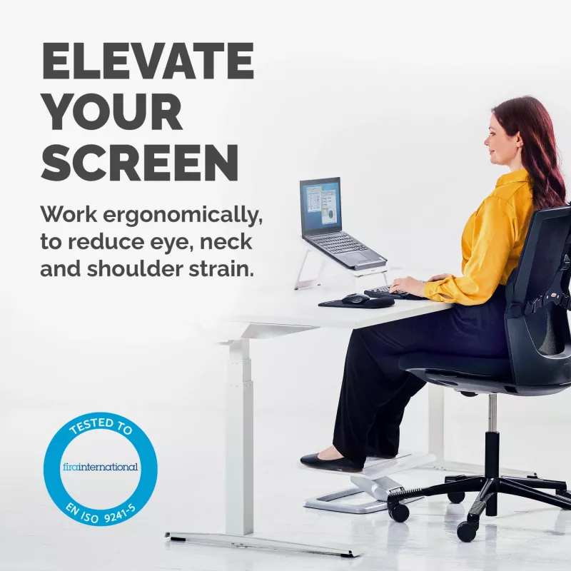 Nešiojamojo kompiuterio stovas Fellowes I-Spire Quick Lift Adjustable
