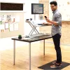Fellowes nuovargį mažinantis kilimėlis - Kasdienis ergonomiškas sėdimos-stovimos darbo vietos kilimėlis, skirtas naudoti darbo ar namų aplinkoje - A1,91 x P91,44 x G60,96 cm - Juodas