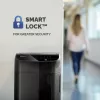 Fellowes popieriaus smulkintuvas 350 lapų automatinio padavimo kryžminio pjovimo smulkintuvas AutoMax 350C su 68 litrų dėže aukšto saugumo P4