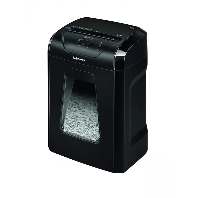 Fellowes Powershred 12C popieriaus smulkintuvas Kryžminis smulkinimas 22,5 cm Juodas