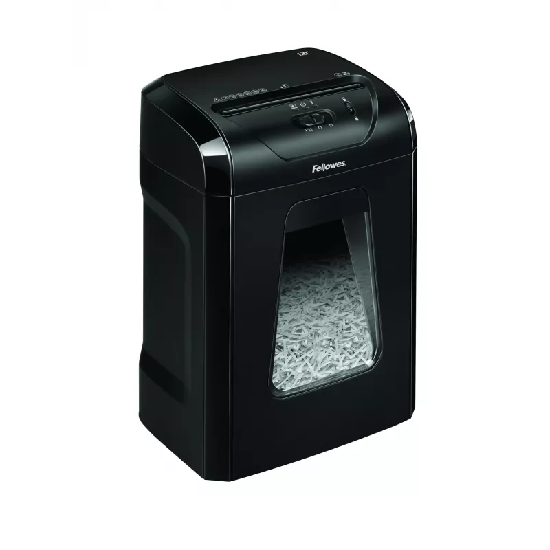 Fellowes Powershred 12C popieriaus smulkintuvas Kryžminis smulkinimas 22,5 cm Juodas