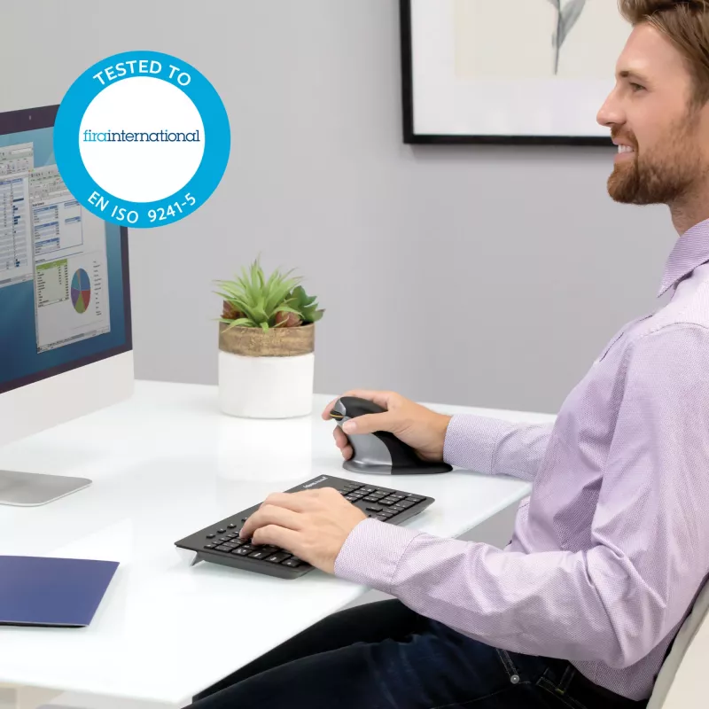 Fellowes 9894501 pelė Office Abiem rankoms tinkama RF belaidė lazerinė 1200 DPI