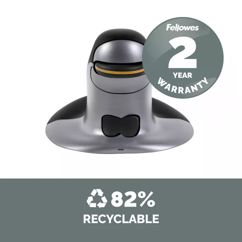 Fellowes 9894701 pelė Biuro reikmėms Abiem rankoms tinkama RF belaidė Lazerinė 1200 DPI