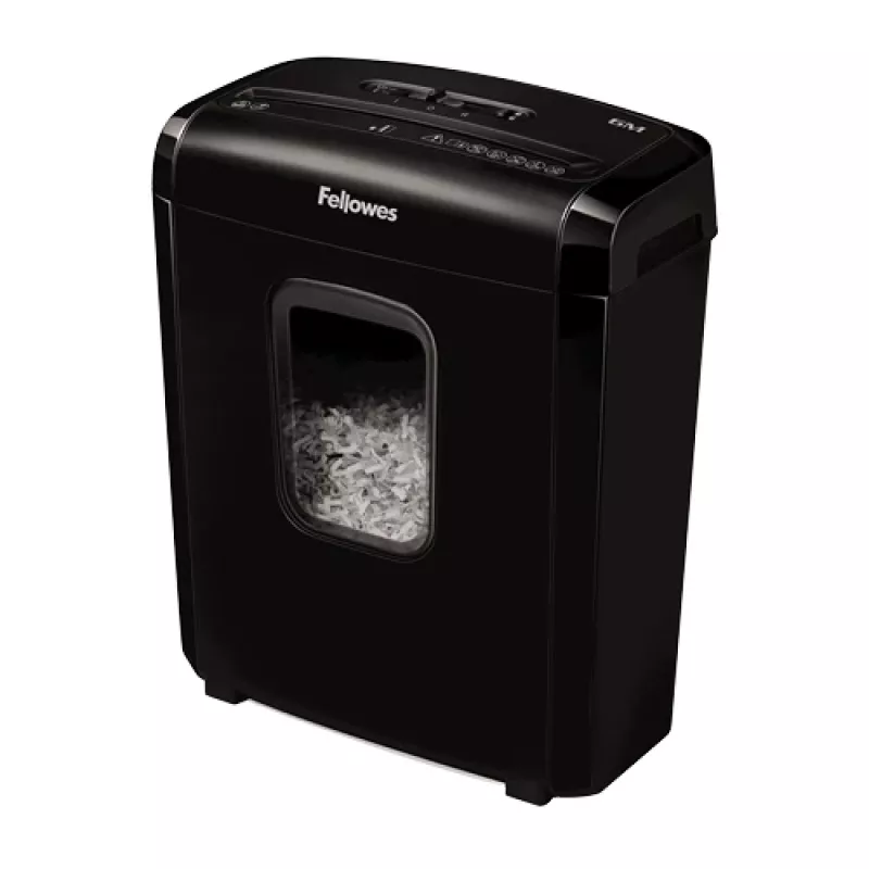 Fellowes Powershred 6M popieriaus smulkintuvas, mikro pjovimas, juodas