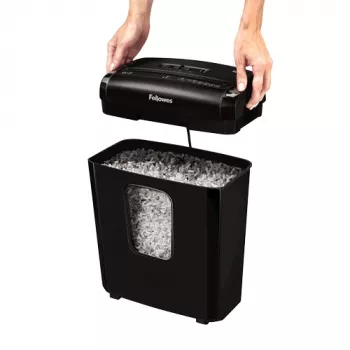 Fellowes Powershred 6M popieriaus smulkintuvas, mikro pjovimas, juodas