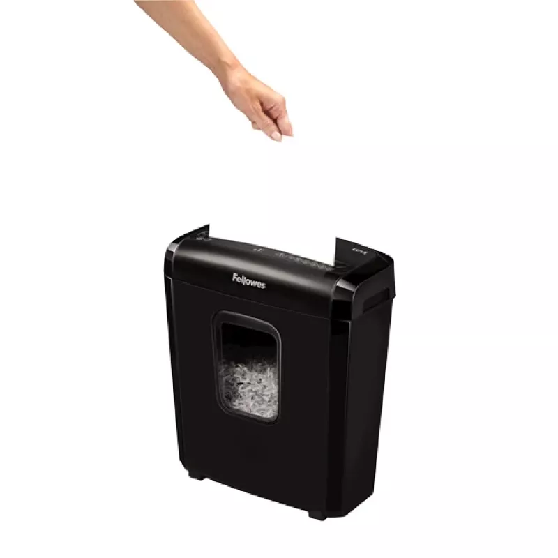Fellowes Powershred 6M popieriaus smulkintuvas, mikro pjovimas, juodas