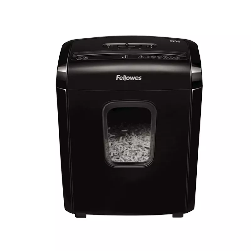 Fellowes Powershred 6M popieriaus smulkintuvas, mikro pjovimas, juodas