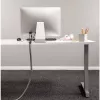 Fellowes CableZip grindų kabelių lankstus vamzdis, sidabrinis, 1 vnt.