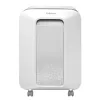 Fellowes Powershred LX201 mikro pjovimo smulkintuvas baltas, Mikro pjovimo smulkinimas, 23 cm, 2 x 12 mm, 22 L, Jutiklinis valdymas, 4 ratukai (-ų)