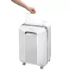 Fellowes Powershred LX201 mikro pjovimo smulkintuvas baltas, Mikro pjovimo smulkinimas, 23 cm, 2 x 12 mm, 22 L, Jutiklinis valdymas, 4 ratukai (-ų)