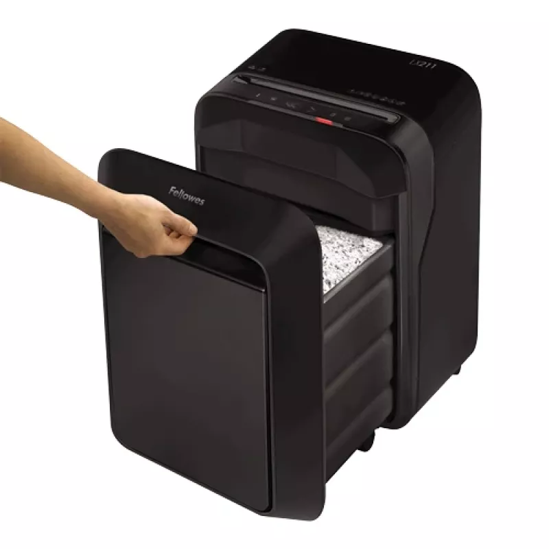 Fellowes LX Series Powershred LX211 popieriaus smulkintuvas Mikro pjovimas Juodas