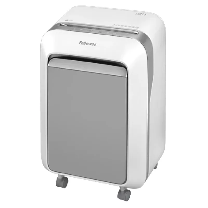 Fellowes LX serijos Powershred LX21 popieriaus smulkintuvas, mikro pjovimas, pilkas, baltas