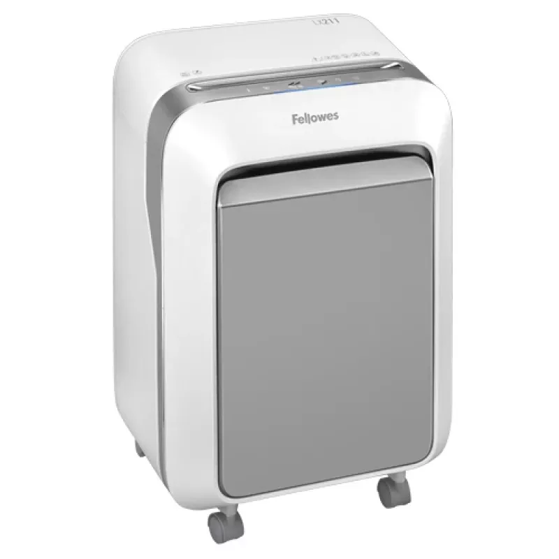 Fellowes LX serijos Powershred LX21 popieriaus smulkintuvas, mikro pjovimas, pilkas, baltas