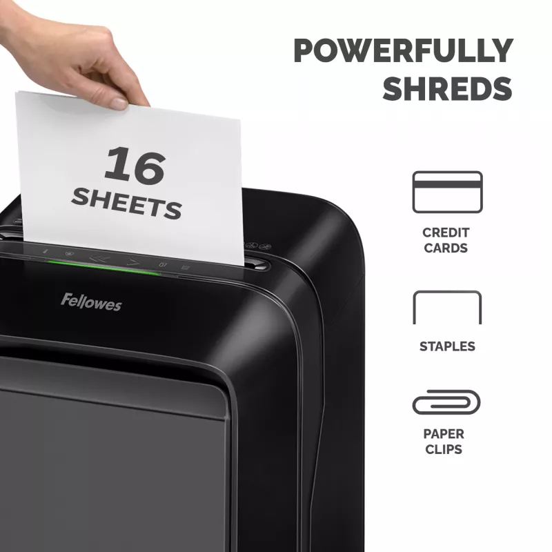 Fellowes LX Series Powershred LX210 popieriaus smulkintuvas, juodas