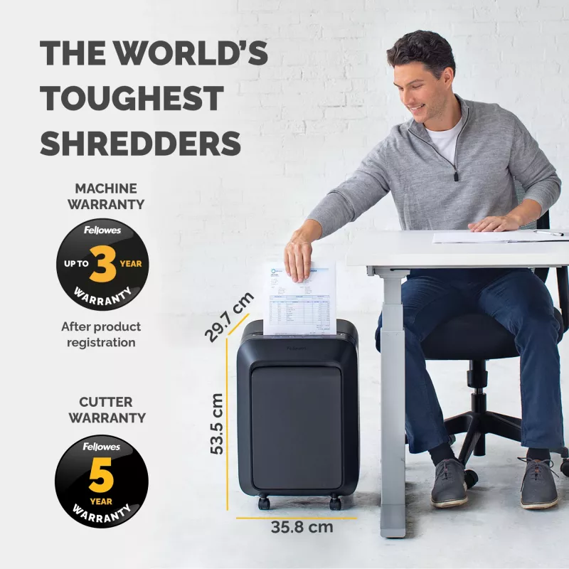 Fellowes LX Series Powershred LX210 popieriaus smulkintuvas, juodas