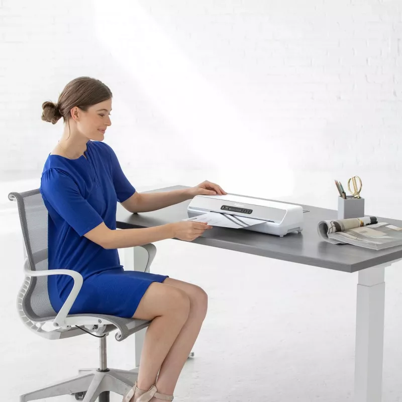 Fellowes Amaris A3 šaltasis laminatorius 780 mm/min Pilka, Balta
