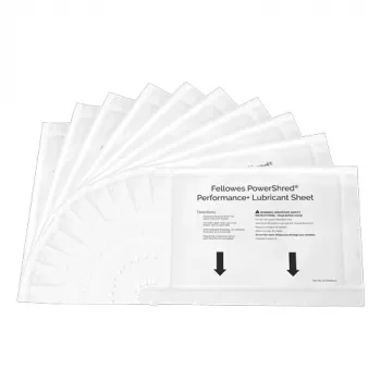 Fellowes 4025601 popieriaus smulkintuvo priedas Tepimo lakštai 10 vnt.