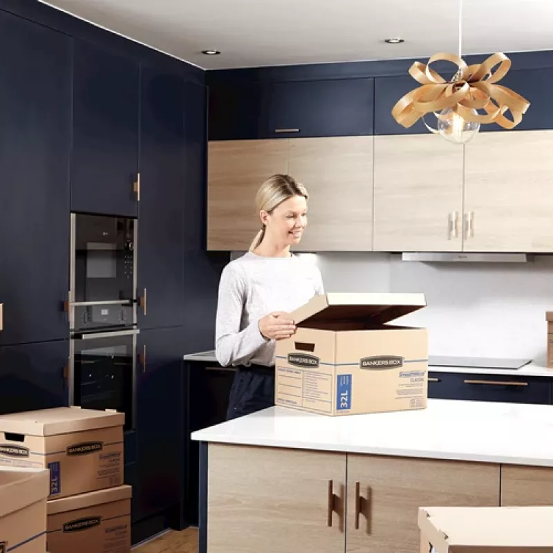 Fellowes 6203701 saugojimo dėžė Stačiakampė Kartonas Natūrali
