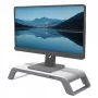 Fellowes kompiuterio monitoriaus stovas su 3 aukščio reguliavimais - Hana LT monitoriaus pakyla - ergonomiškas reguliuojamas monitoriaus stovas kompiuteriams - maks. svoris 22,6 kg - balta