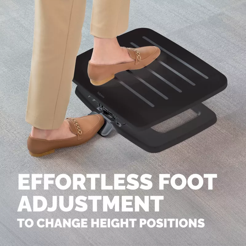 Fellowes Foot Rest Under Desk - Hana LT Foot Support Ergonomic Foot Rest - Foot Rest Stool for Office & Home Use - Juoda
