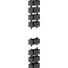 Fellowes 100136871 kabelių tvarkyklė Stalas Kabelių įvorė Juoda 1 vnt.
