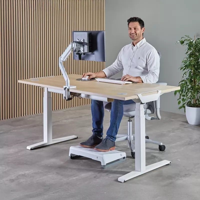 Fellowes 100136874 procesoriaus laikiklis, baltas