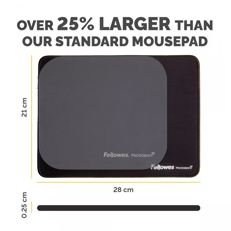 Fellowes Breyta 100138995 pelės kilimėlis Juodas