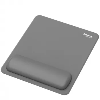 “Fellowes Breyta” pelės kilimėlis su riešo atrama, pelės kilimėlis su riešo atrama, antibakterinė apsauga, ergonominis pelės kilimėlis, pilkas