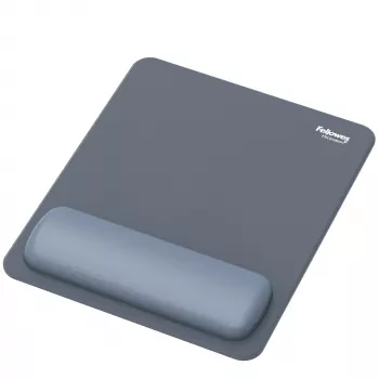 Fellowes Breyta pelės kilimėlis su riešo atrama, pelės kilimėlis su riešo atrama ir antibakterine apsauga, ergonominis pelės kilimėlis, Marine