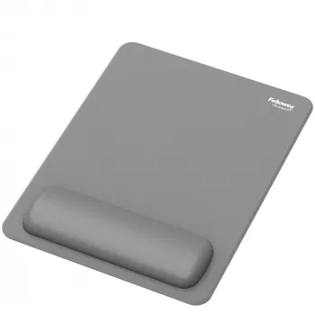 Fellowes Breyta XL pelės kilimėlio riešo atrama XL pelės kilimėlis riešo atrama su antibakterine apsauga ergonominis pelės kilimėlis pilkas