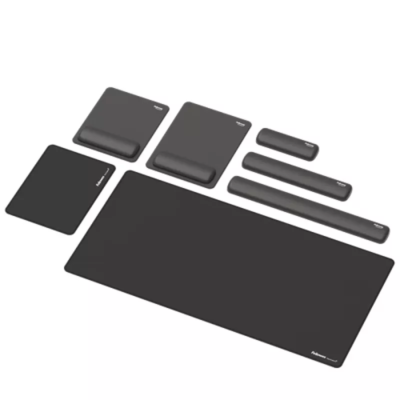 Fellowes riešo atrama Breyta delno atrama su antibakterine apsauga ergonominė riešo atrama juoda