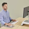 Fellowes klaviatūros riešo atrama Breyta riešo atrama su antibakterine apsauga ergonominė riešo atrama pilka