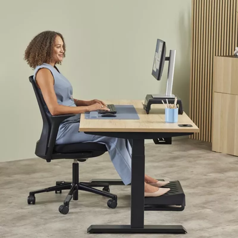 Fellowes Breyta klaviatūros riešo atrama, antibakterinė, ergonominė, jūrinė mėlyna