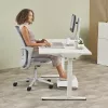 Fellowes klaviatūros riešo atrama Breyta klaviatūros riešo atrama su antibakterine apsauga ergonominė riešo atrama smėlio spalvos