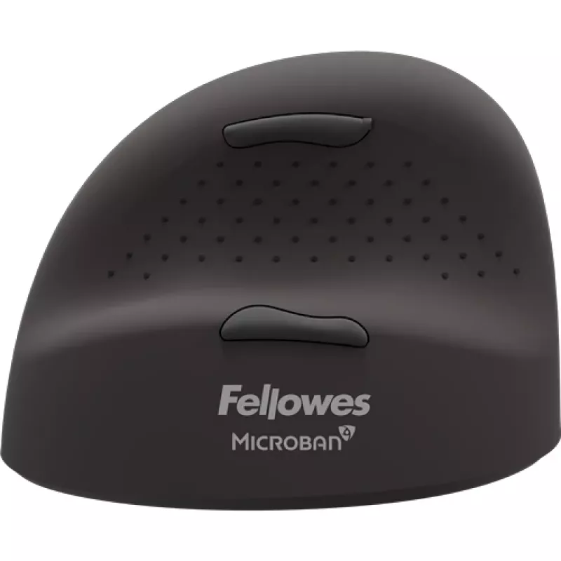 Fellowes vertikali belaidė pelė Breyta Plus+ ergonomiška vertikali pelė kairiarankiams su antibakterine apsauga, vidutinė